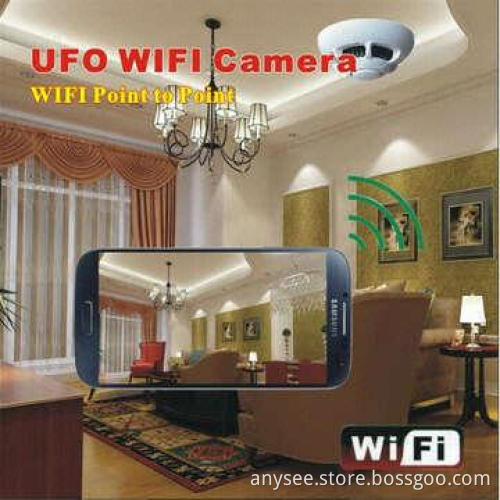 Smoke Detector Hidden Camera DVR With 10 Hours Battery Life